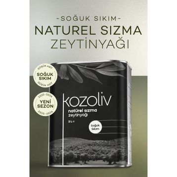 Kozoliv 2 lt Soğuk Sıkım Naturel Sızma Zeytinyağı