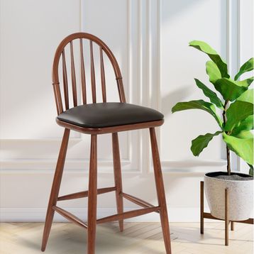 Kozza Home Ceviz 65 cm Jessie Bar Sandalye