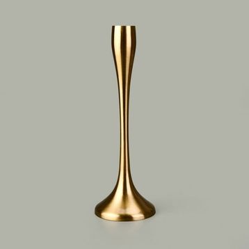 Kpm Golden Star 17 cm Sarı Şamdan