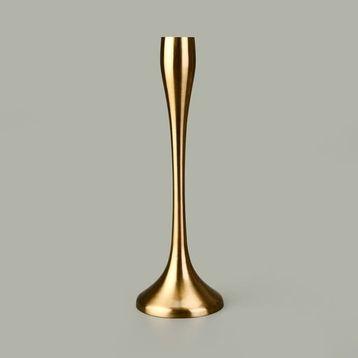 Kpm Golden Star 17 cm Sarı Şamdan