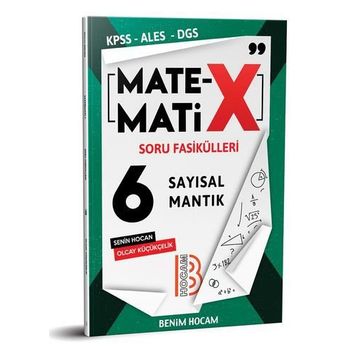 KPSS ALES DGS TYT Matematix Soru Fasikülleri 6 Benim Hocam Yayınları