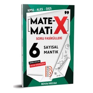 KPSS ALES DGS TYT Matematix Soru Fasikülleri 6 Benim Hocam Yayınları