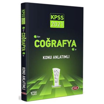 KPSS Coğrafya Konu Anlatımlı 2021-Data Yayınları