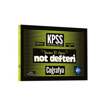 KPSS Coğrafya Konu Anlatımlı Not Defteri