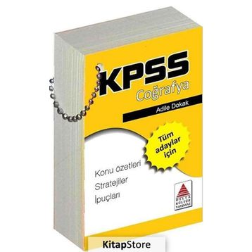 KPSS COĞRAFYA STRATEJI KARTLARI - ADILE DOKAK