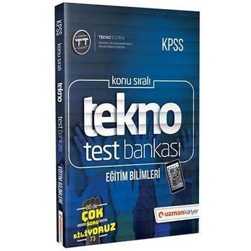 KPSS Eğitim Bilimleri Tekno Test Dijital Çözümlü-Uzman Kariyer Yayınları