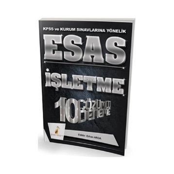 KPSS Esas İşletme 10 Çözümlü Deneme Erhan Arda Pelikan Tıp Teknik Yayınları