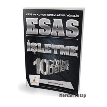 KPSS Esas İşletme 10 Çözümlü Deneme Erhan Arda Pelikan Tıp Teknik Yayınları