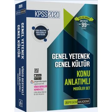 KPSS GENEL KÜLTÜR GENEL YETENEK MODÜLER SET KONU ANLATIMLI - TURGUT MEŞE