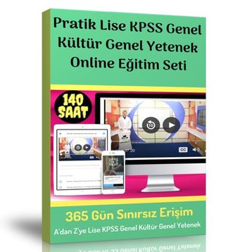 KPSS Genel Kültür Genel Yetenek Online Eğitim Seti Enine Boyuna Eğitim
