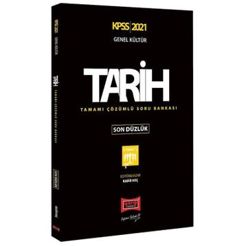 KPSS Genel Kültür Tarih Son 11 Yıl Tamamı Çözümlü Çıkmış Sorular 2021-Yargı Yayınları