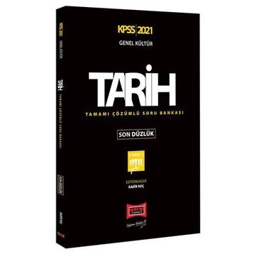 KPSS Genel Kültür Tarih Son 11 Yıl Tamamı Çözümlü Çıkmış Sorular 2021-Yargı Yayınları