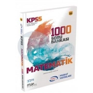 KPSS Matematik 1000 Soru Bankası Murat Yayınları