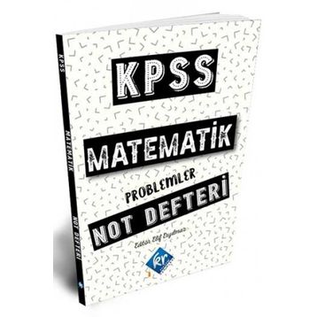 KPSS Matematik-Problemler Not Defteri-KR Akademi