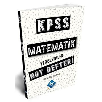 KPSS Matematik-Problemler Not Defteri-KR Akademi