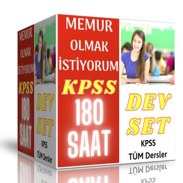 KPSS Memur Olmak İstiyorum Seti Enine Boyuna Eğitim