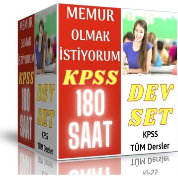 KPSS Memur Olmak İstiyorum Seti Enine Boyuna Eğitim