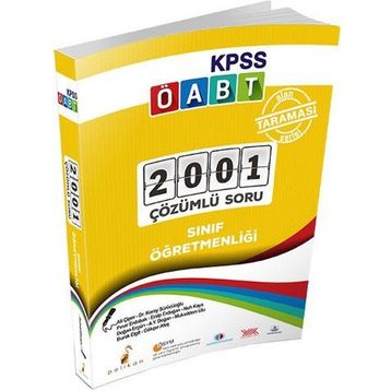 KPSS ÖABT Sınıf Öğretmenliği Alan Taraması 2001 Çözümlü Soru - Kolektif