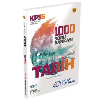 KPSS Tarih 1000 Soru Bankası Murat Yayınları