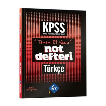KPSS Türkçe El Yazısı Konu Anlatım Defteri