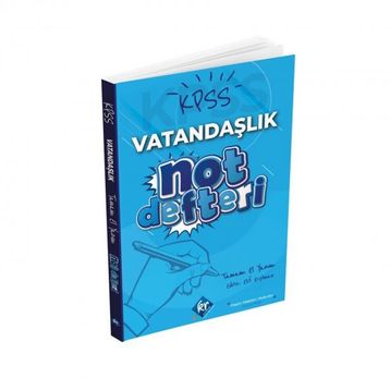 KPSS Vatandaşlık El Yazısı Konu Anlatım Defteri