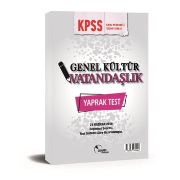 KPSS Vatandaşlık Yaprak Test - Doktrin Yayınları