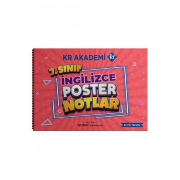KR Akademi 7. Sınıf İngilizce Poster Notlar