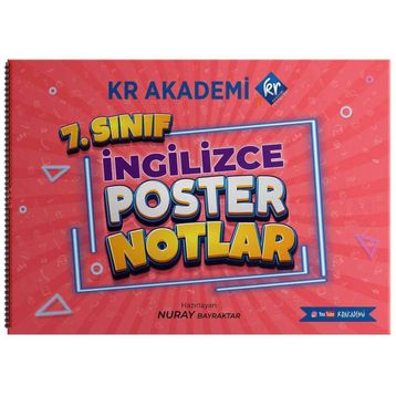 KR Akademi 7. Sınıf İngilizce Poster Notlar