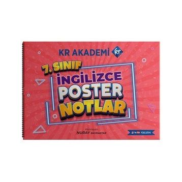 KR Akademi 7. Sınıf İngilizce Poster Notlar