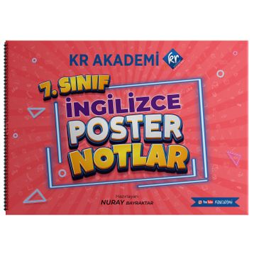 KR Akademi 7. Sınıf İngilizce Poster Notlar