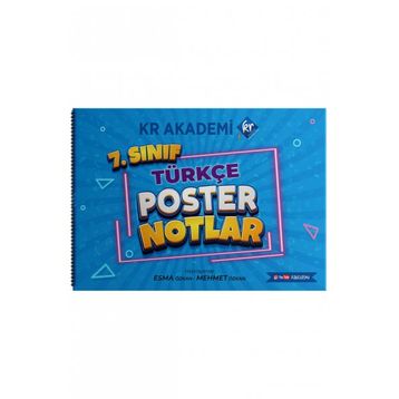 KR Akademi 7. Sınıf Türkçe Poster Notlar