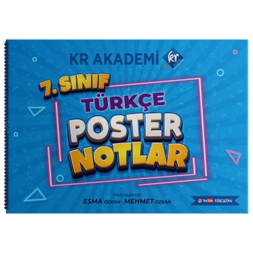 KR Akademi 7. Sınıf Türkçe Poster Notlar