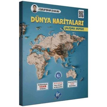 Kr Akademi Coğrafyanın Kodları Dünya Haritaları Çalışma Defteri
