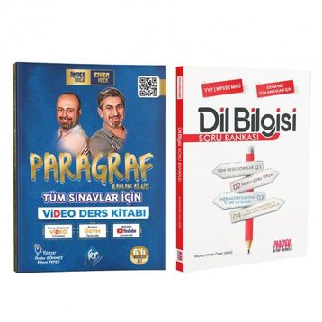 Kr Akademi Önder Hoca ve Ethem Hoca Paragraf ile Anlam Bilgisi ve Akm Dil Bilgisi Soru Bankası Seti