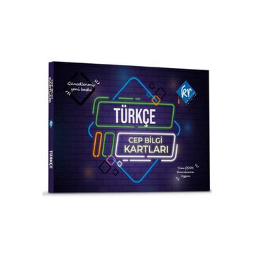 KR Akademi Türkçe Cep Bilgi Kartları