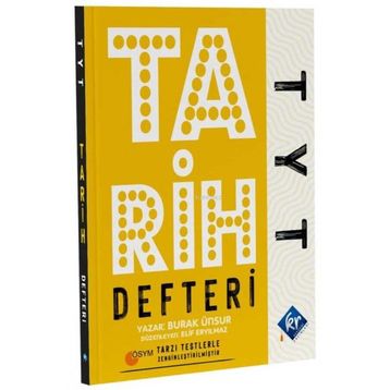 KR Akademi TYT Tarih Defteri
