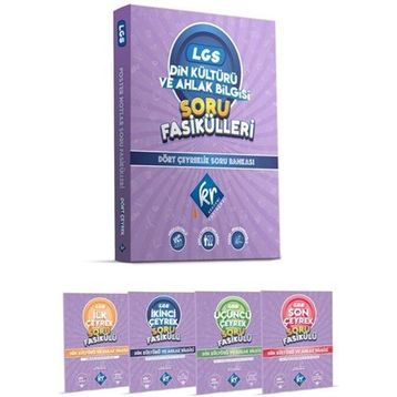 KR Akademi Yayınları 8. Sınıf Lgs Din Kültürü ve Ahlak Bilgisi Soru Fasikülleri Dört Çeyreklik Soru Bankası