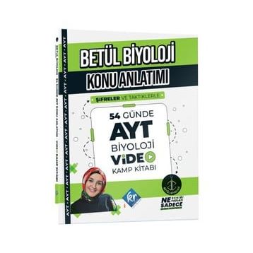 Kr Akademi Yayınları Betül Biyoloji Konu Anlatımı 54 Günde AYT Biyoloji Video Kamp Kitabı