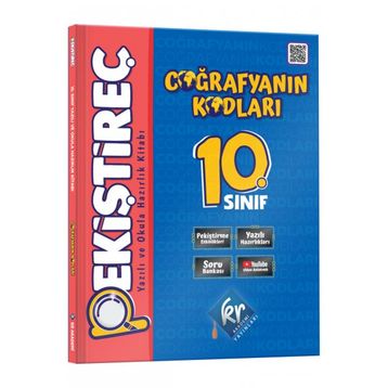 Kr Akademi Yayınları Coğrafyanın Kodları 10. Sınıf Coğrafya Pekiştireç Yazılı ve Okula Hazırlık Kitabı