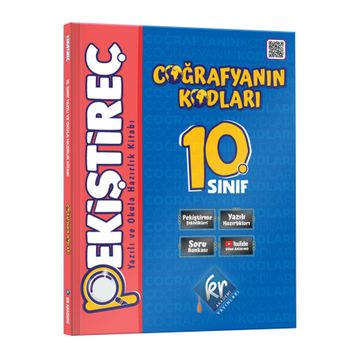 Kr Akademi Yayınları Coğrafyanın Kodları 10. Sınıf Coğrafya Pekiştireç Yazılı ve Okula Hazırlık Kitabı