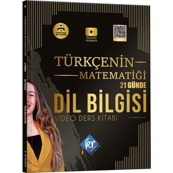Kr Akademi Yayınları Gamze Hoca Türkçenin Matematiği Tüm Sınavlar İçin 21 Günde Dil Bilgisi Video Ders Kitabı