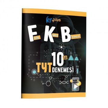 KR Akademi Yayınları - KR Plus Fizik Kimya Biyoloji FKB 10 TYT Denemesi