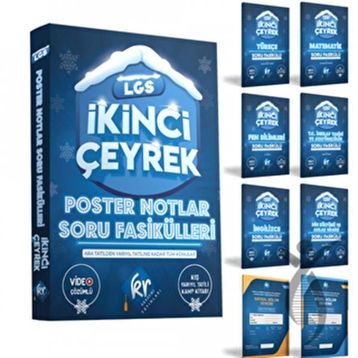Kr Akademi Yayınları LGS İkinci Çeyrek Poster Notlar Soru Fasikülleri