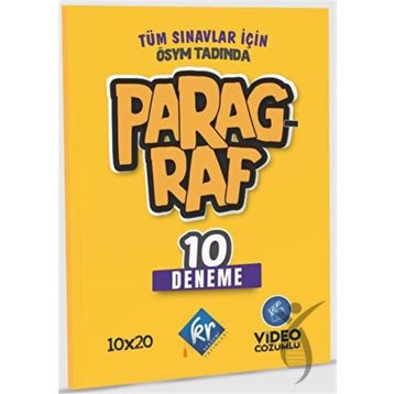 Kr Akademi Yayınları Tüm Sınavlar Paragraf 10 Deneme Video Çözümlü