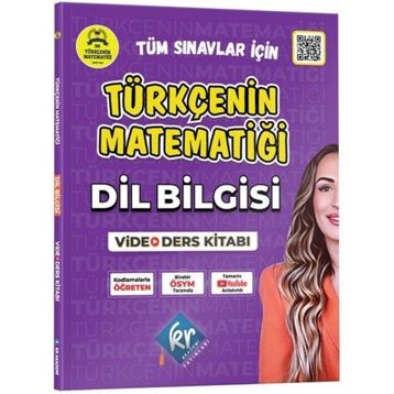 KR Akademi Yayınları - TYT AYT KPSS Dil Bilgisi Türkçenin Matematiği Video Ders Kitabı