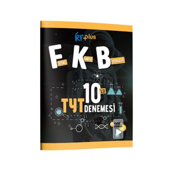 KR Akademi Yayınları - TYT Fizik Kimya Biyoloji FKB 10'lu Deneme