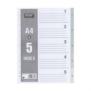 Kraf 1005 1-5 Seperatör PP Kapak Ayraç