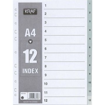 Kraf 1012 5262 1-12 Rakamlı Seperatör