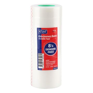 Kraf 1933-8 19 mm 33 mt 8 Adet Görünmez Bant