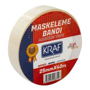 Kraf 25 mm x 40 m Maskeleme Bandı